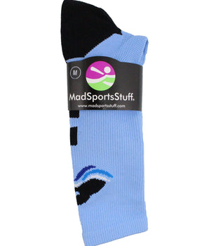 MadSportsStuff socks Swimmer Logo Athletic Crew Socks