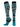 MadSportsStuff socks Teal/Black/White / Large Crazy Tie Dye Socks Over the Calf