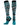 MadSportsStuff socks Teal/Black/White / Large Crazy Tie Dye Socks Over the Calf