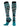 MadSportsStuff socks Teal/Black/White / Large Crazy Tie Dye Socks Over the Calf