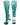 MadSportsStuff socks Teal/White / Large Crazy Socks with Stars Over the Calf Socks (multiple colors)