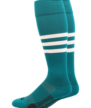 Dugout 3-Stripe Baseball & Softball Socks