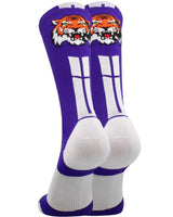 MadSportsStuff socks Tigers Logo Athletic Crew Socks (multiple colors)