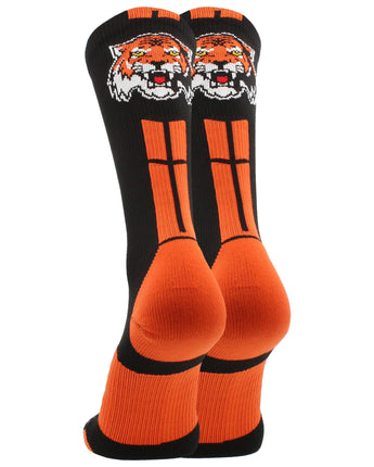 MadSportsStuff socks Tigers Logo Athletic Crew Socks (multiple colors)