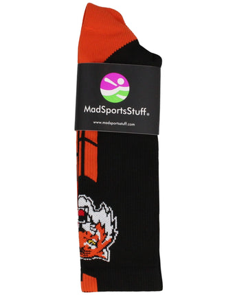 MadSportsStuff socks Tigers Logo Athletic Crew Socks (multiple colors)