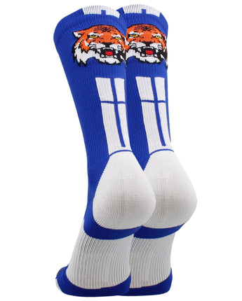 MadSportsStuff socks Tigers Logo Athletic Crew Socks (multiple colors)