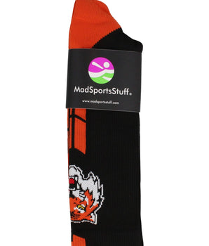 MadSportsStuff socks Tigers Logo Athletic Crew Socks (multiple colors)