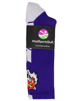 MadSportsStuff socks Tigers Logo Athletic Crew Socks (multiple colors)