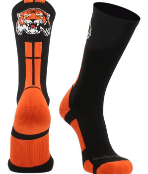 MadSportsStuff socks Tigers Logo Athletic Crew Socks (multiple colors)