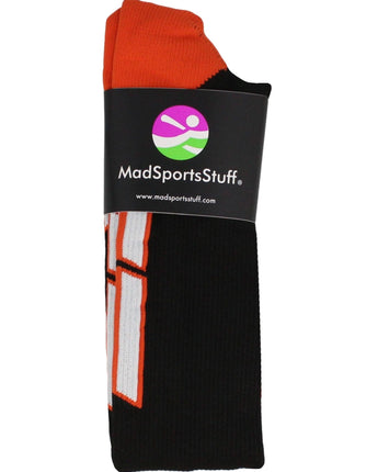 MadSportsStuff socks Tigers Logo Over the Calf Socks