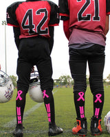 MadSportsStuff socks Triumph Pink Ribbon Breast Cancer Awareness Over the Calf Socks