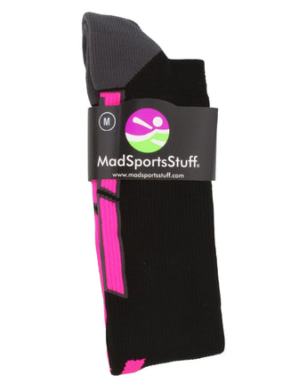 MadSportsStuff socks Triumph Pink Ribbon Breast Cancer Awareness Over the Calf Socks
