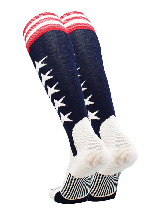 MadSportsStuff socks USA Flag Baseball Patriotic Stirrups Socks with Stars and Stripes