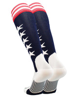 MadSportsStuff socks USA Flag Baseball Patriotic Stirrups Socks with Stars and Stripes
