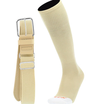 MadSportsStuff socks Vegas Gold / Small Pro Line Softball Socks and Belt Combo Youth and Adult