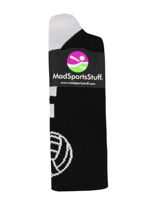 MadSportsStuff socks Volleyball Logo Crew Socks (multiple colors)