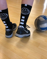 MadSportsStuff socks Volleyball Logo Crew Socks (multiple colors)