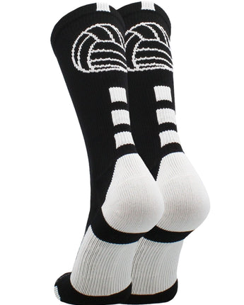 MadSportsStuff socks Volleyball Logo Crew Socks (multiple colors)
