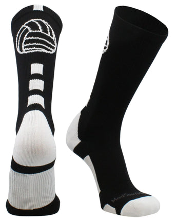MadSportsStuff socks Volleyball Logo Crew Socks (multiple colors)