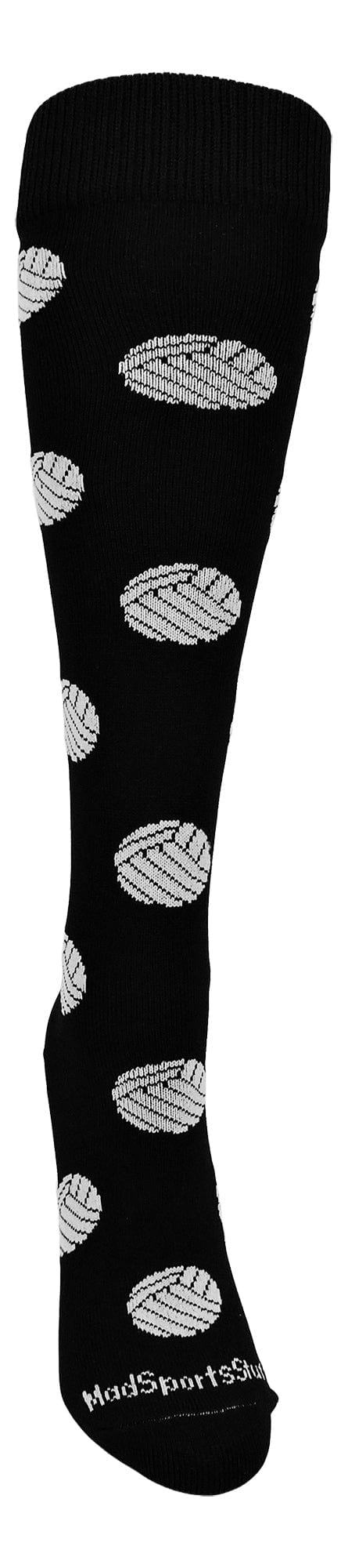 MadSportsStuff socks Volleyball Socks with Volleyball Print Over the Calf