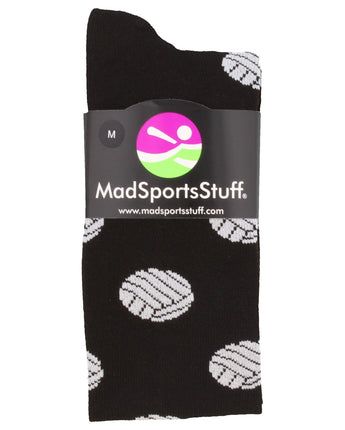 MadSportsStuff socks Volleyball Socks with Volleyball Print Over the Calf