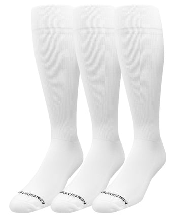 MadSportsStuff socks White 3 Pack / Large Pro Line Volleyball Socks Over the Calf Team Colors