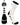 MadSportsStuff socks White/Black / Large Basketball Socks with Basketball Logo Athletic Crew Socks - made in the USA