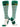 MadSportsStuff socks White/Kelly Green / Large Leprechaun Tall Socks for Softball