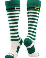 MadSportsStuff socks White/Kelly Green / Large Leprechaun Tall Socks for Softball
