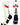 MadSportsStuff socks White/Navy/Red / Large Light Speed Athletic Crew Socks (multiple colors)