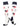 MadSportsStuff socks White/Navy/Red / Large Love USA American Flag Heart Socks Over the Calf