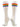 MadSportsStuff socks White/Rainbow / Large Crazy Retro Rainbow Socks with Stripes For Soccer Softball