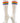MadSportsStuff socks White/Rainbow / Large Crazy Retro Rainbow Socks with Stripes For Soccer Softball