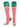 MadSportsStuff socks White/Red/Green / Large Elf Christmas Socks with Bells Over the Calf Length