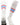 MadSportsStuff socks White/Scarlet/Columbia Blue / X-Large Striped Baseball Socks Over the Calf Dugout Pattern E