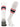 MadSportsStuff socks White/Scarlet/Navy / X-Large Striped Baseball Socks Over the Calf Dugout Pattern E