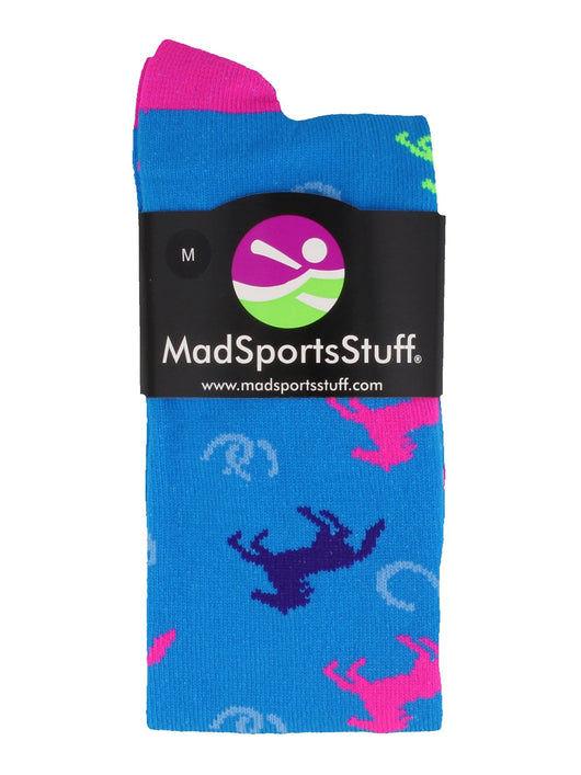 MadSportsStuff socks Wild Horses Equestrian Athletic Over the Calf Socks