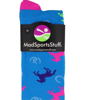 MadSportsStuff socks Wild Horses Equestrian Athletic Over the Calf Socks