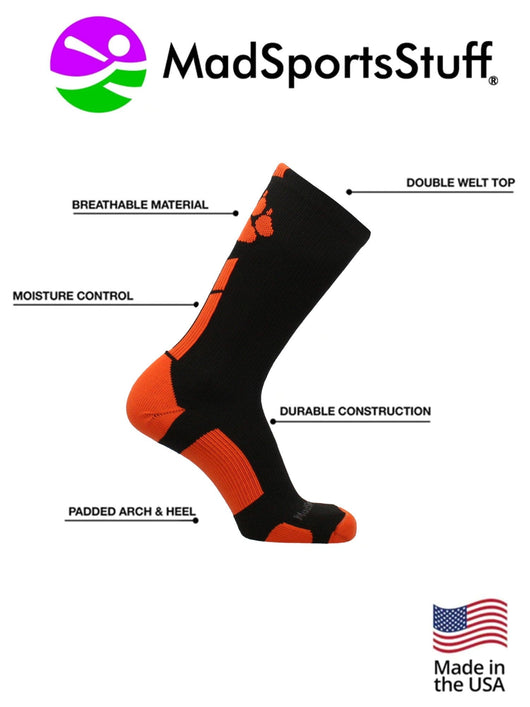 MadSportsStuff socks Wild Paws Athletic Crew Socks (multiple colors)