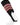 MadSportsStuff stirrups Black/Scarlet/White / Large Striped Baseball Stirrups Pattern D