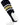 MadSportsStuff stirrups Black/Vegas Gold/White / Large Striped Baseball Stirrups Pattern E
