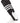 MadSportsStuff stirrups Black/White / Large Striped Baseball Stirrups Pattern B