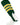 MadSportsStuff stirrups Dark Green/Gold/White / Large Striped Baseball Stirrups Pattern D