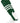 MadSportsStuff stirrups Dark Green/White / Large Striped Baseball Stirrups Pattern B