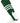 MadSportsStuff stirrups Dark Green/White / Large Striped Baseball Stirrups Pattern B