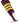 MadSportsStuff stirrups Maroon/Gold/White / Large Striped Baseball Stirrups Pattern D