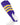 MadSportsStuff stirrups Purple/Gold/White / Large Striped Baseball Stirrups Pattern D