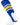 MadSportsStuff stirrups Royal/Gold/White / Large Striped Baseball Stirrups Pattern E