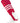 MadSportsStuff stirrups Scarlet/White / Large Striped Baseball Stirrups Pattern B