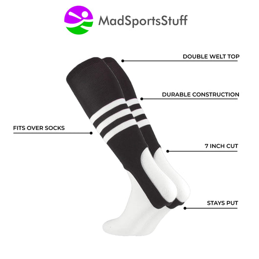 MadSportsStuff stirrups Striped Baseball Stirrups Pattern B